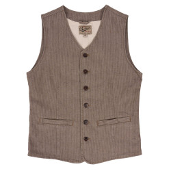 1905 Hauler Vest HBT brown - Pike Brothers