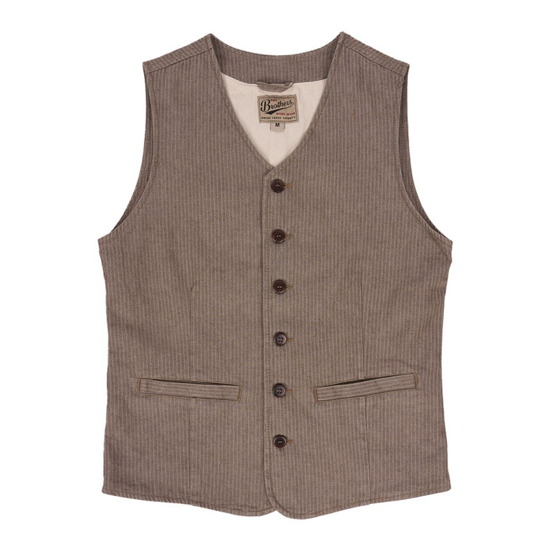 Weste 1905 Hauler Vest HBT brown - Pike Brothers