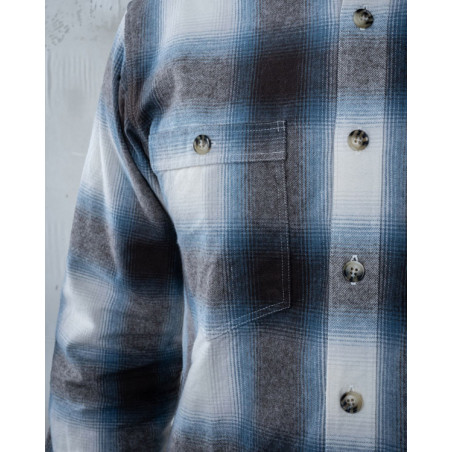 Hemd 1937 Roamer Shirt Danville blue - Pike Brothers
