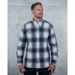 Hemd 1937 Roamer Shirt Danville blue - Pike Brothers 2