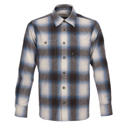 1937 Roamer Shirt Danville blue - Pike Brothers