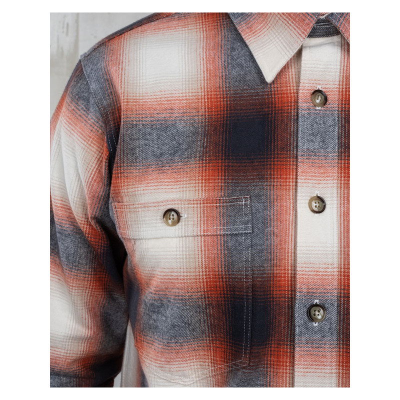 1937 Roamer Shirt Danville Red - Pike Brothers