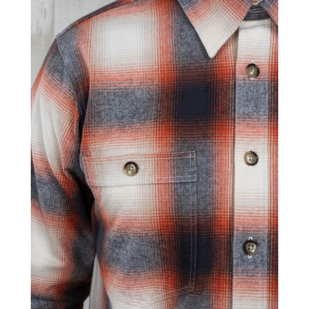 Hemd 1937 Roamer Shirt Danville Red - Pike Brothers