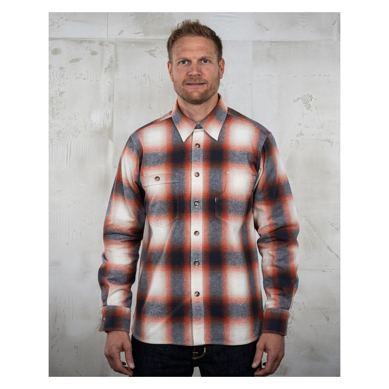1937 Roamer Shirt Danville Red - Pike Brothers