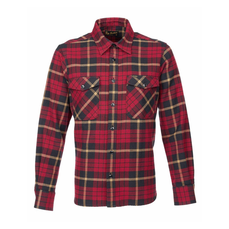 Hemd 1943 CPO Shirt Halifax Red - Pike Brothers