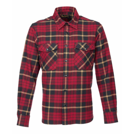 1943 CPO Shirt Halifax Red - Pike Brothers