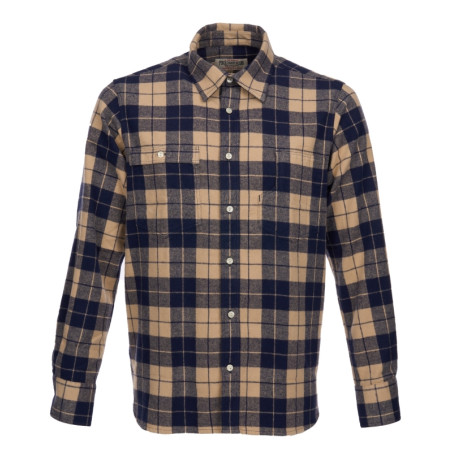 1937 Roamer Shirt blue flannel - Pike Brothers