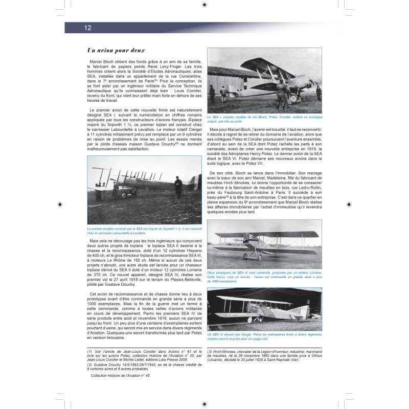 MARCEL BLOCH AIRCRAFT - Volume 1: Early Successes