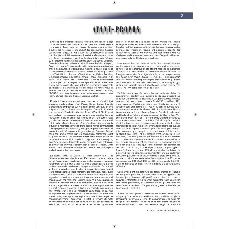 MARCEL BLOCH AIRCRAFT - Volume 1: Early Successes