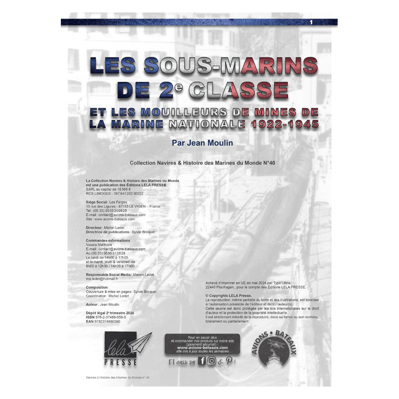 2nd Class Submarines and Minelayers of the...