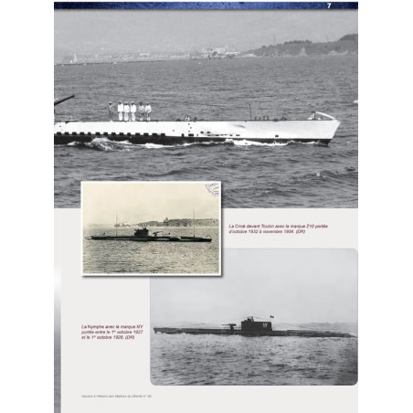 De onderzeeboten van de 2e klasse en de mijnleggers van de Marine Nationale 1922-1945