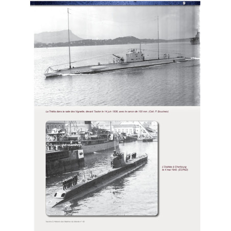 De onderzeeboten van de 2e klasse en de mijnleggers van de Marine Nationale 1922-1945
