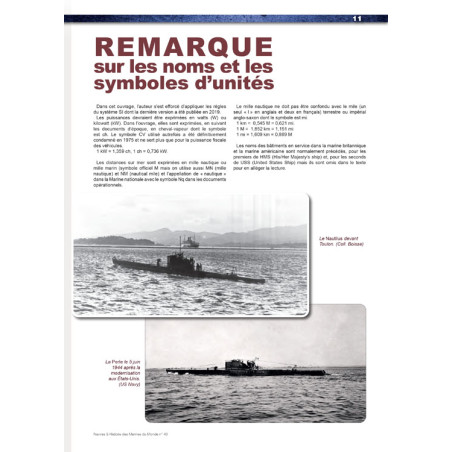 Les Sous-marins de 2e Classe et les mouilleurs de mines de la Marine Nationale 1922-1945