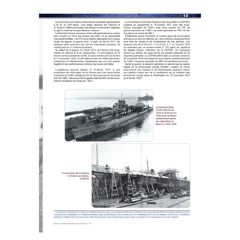 Les Sous-marins de 2e Classe et les mouilleurs...