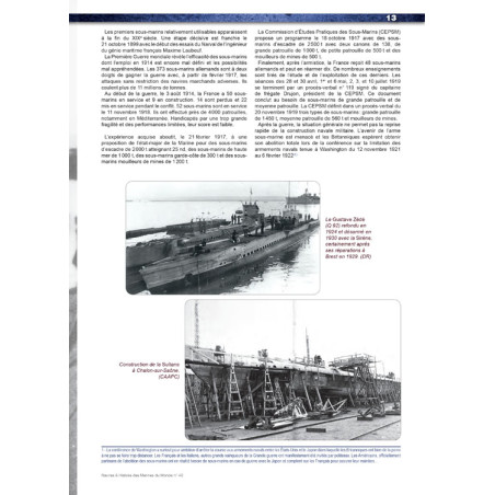 Les Sous-marins de 2e Classe et les mouilleurs de mines de la Marine Nationale 1922-1945