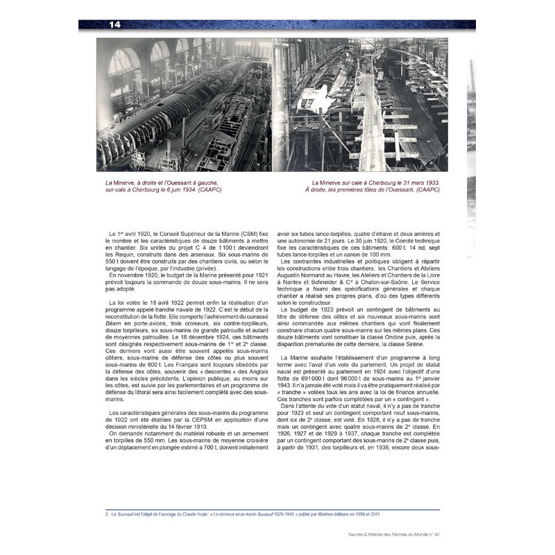 Les Sous-marins de 2e Classe et les mouilleurs...