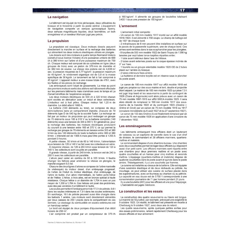 Les Sous-marins de 2e Classe et les mouilleurs...