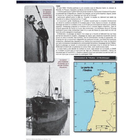 De onderzeeboten van de 2e klasse en de mijnleggers van de Marine Nationale 1922-1945