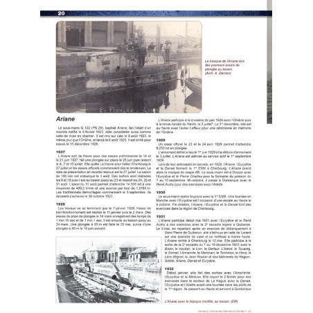Les Sous-marins de 2e Classe et les mouilleurs de mines de la Marine Nationale 1922-1945