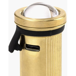 Mini Flashlight Brass - Barebones Living 2