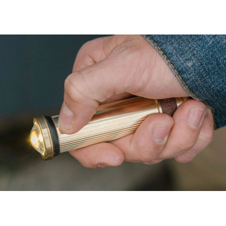 Mini Flashlight Brass - Barebones Living