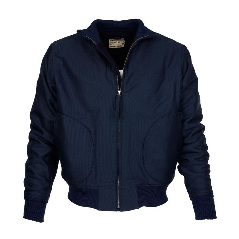 Jacke USN 1942 Deck Zip Jacket dunkelblau -...
