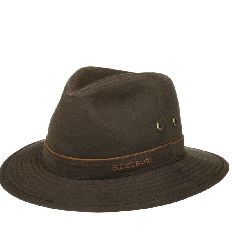 Traveller Waxed Cotton Hat - Stetson