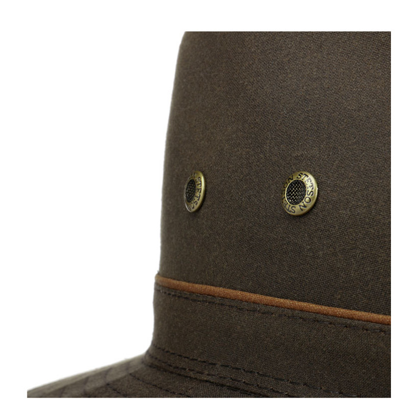 Traveller Waxed Cotton Hat - Stetson