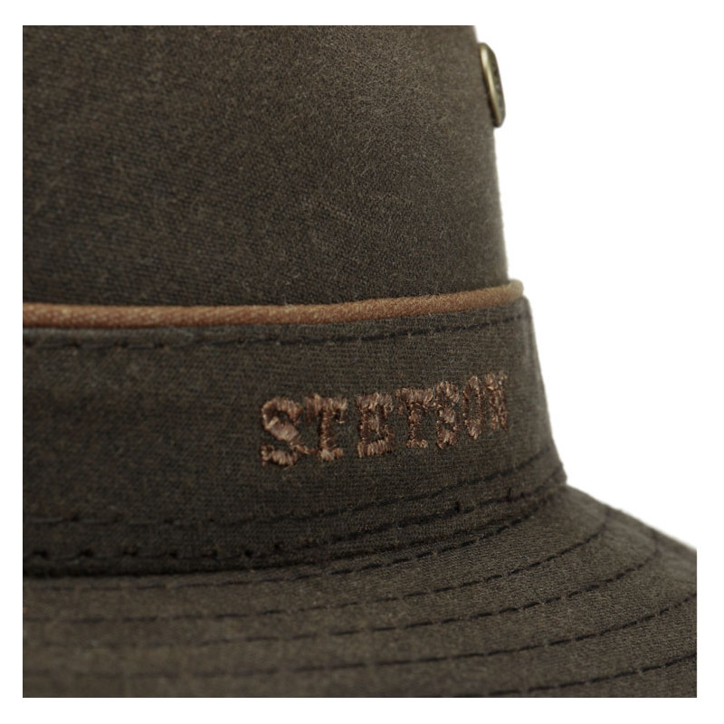 Traveller Waxed Cotton Hat - Stetson