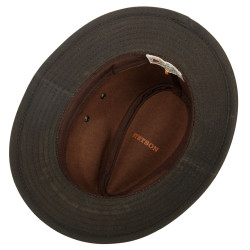 Traveller Waxed Cotton Hat - Stetson 2