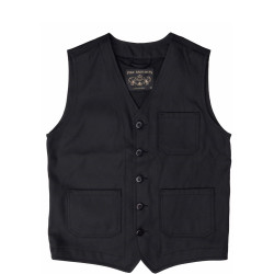 1937 Roamer Vest Elephant Skin black 520 g/m² - Pike...