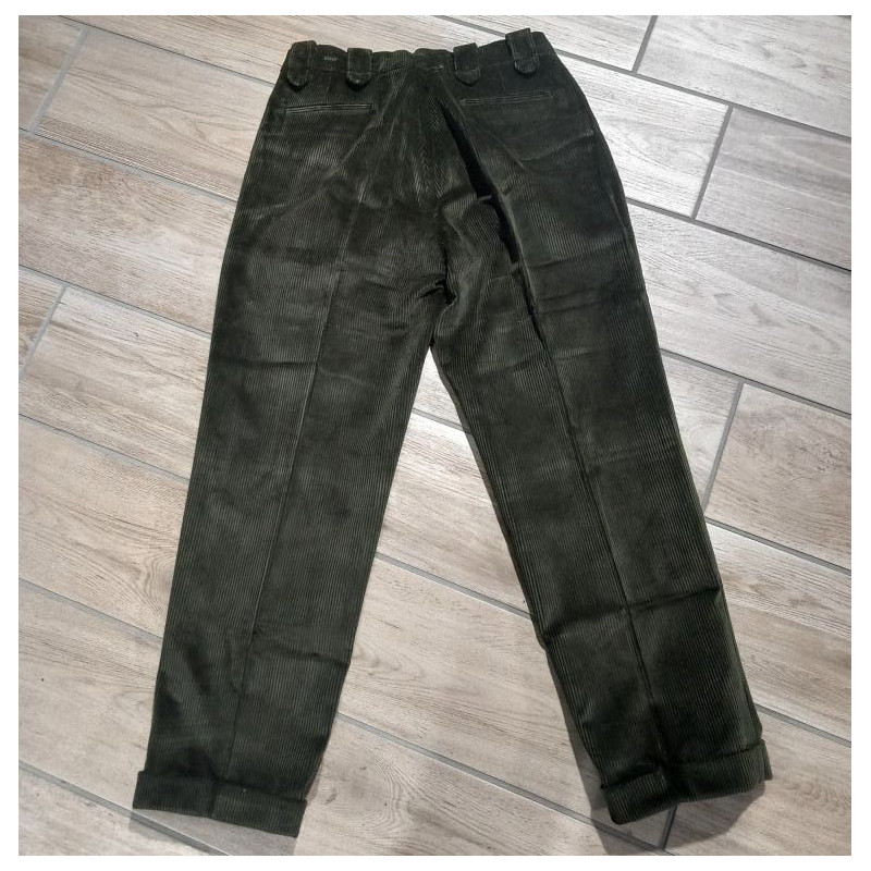 Anatole Corduroy Trousers Olive - Fleurs de Bagne