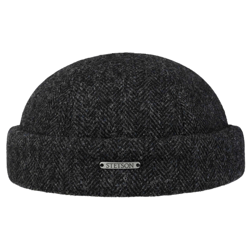 Bonnet Docker Wool Herringbone- Stetson