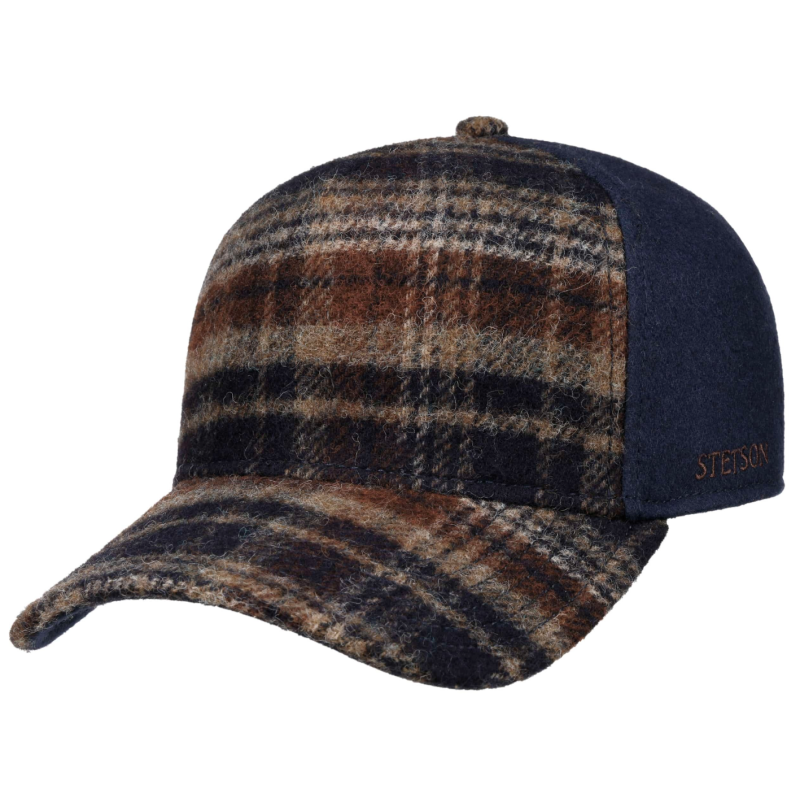 Amerikaanse wollen pet - Trucker Cap Wool Check...