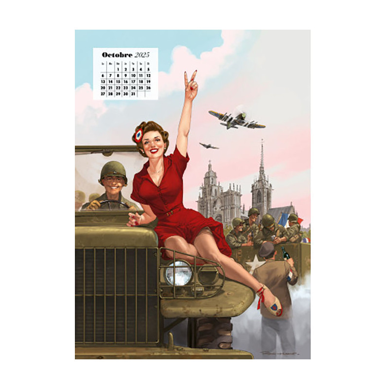 PIN-UP CALENDAR 2025 - Romain Hugault
