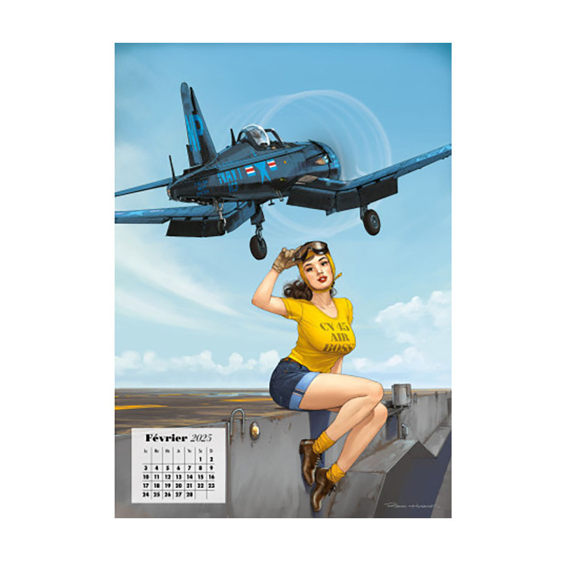 KALENDER PIN-UP 2025 – Romain Hugault