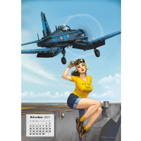 PIN-UP CALENDAR 2025 - Romain Hugault