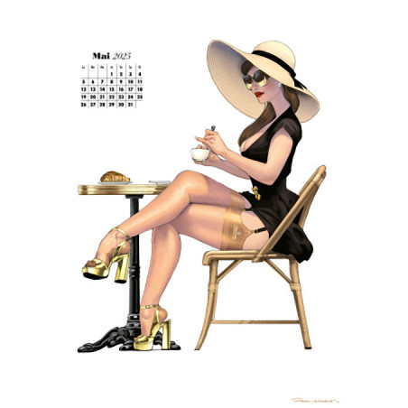 PIN-UP CALENDAR 2025 - Romain Hugault