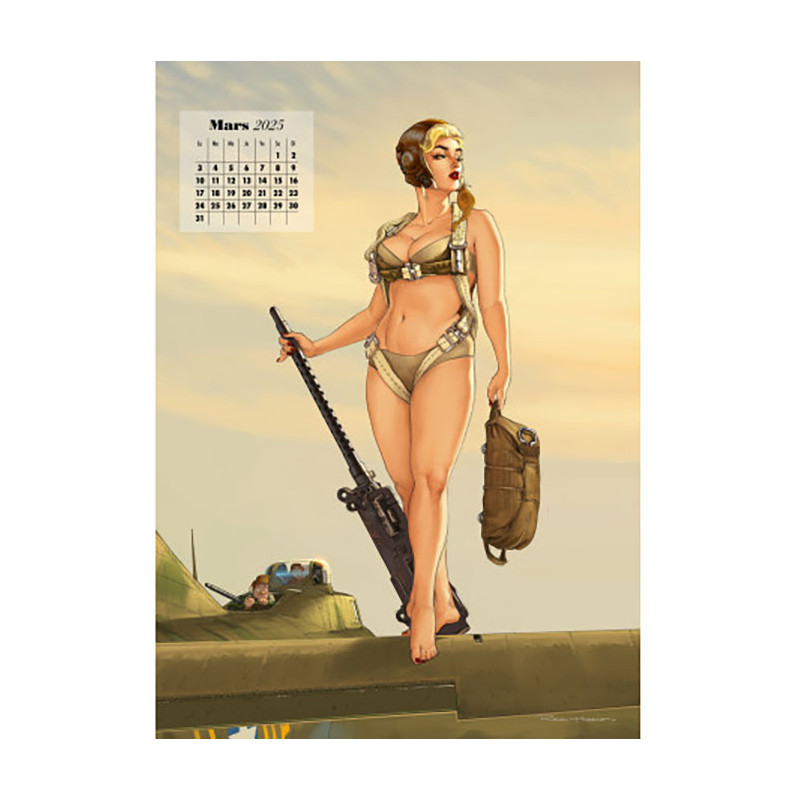 KALENDER PIN-UP 2025 – Romain Hugault