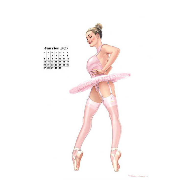 KALENDER PIN-UP 2025 – Romain Hugault