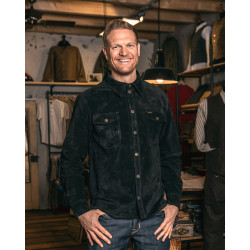 Overhemd 1943 CPO Shirt Mulholland black - Pike Brothers 2