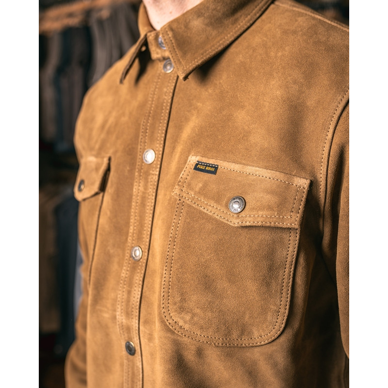 Chemise 1943 CPO Shirt Mulholland brown- Pike...