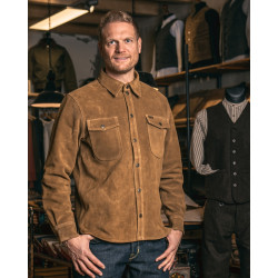 Overhemd 1943 CPO Shirt Mulholland brown - Pike Brothers 2