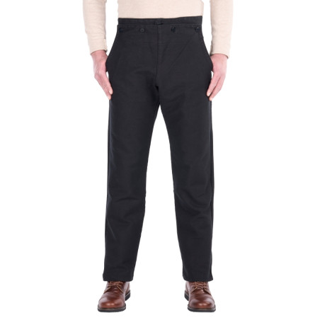 Broek 1935 Machinist Trousers Elephant Skin black - Pike Brothers