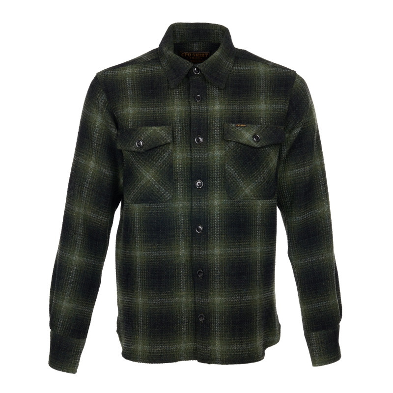 Hemd 1943 CPO Shirt Logan green - Pike Brothers