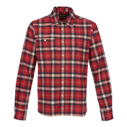Overhemd 1937 Roamer Shirt red flannel - Pike Brothers