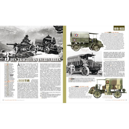 ALLE MILITÄRISCHEN LATIL 1914–1940 - BD. 1. LASTWAGEN UND STRASSENZUGMASCHINEN - Collection Vauvillier