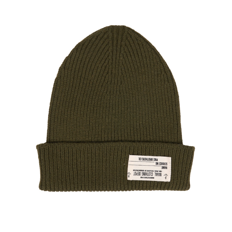 Bonnet Navy 100% laine Olive Merinos - 1944 USN...