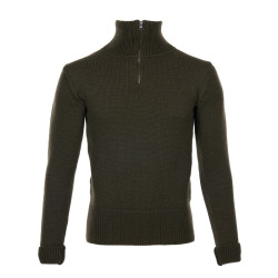 1948 Troyer Turtleneck Sweater Army Green - Pike Brothers 2