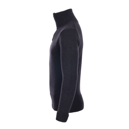 Pullover Stehkragen 1948 Troyer anthrazit - Pike Brothers